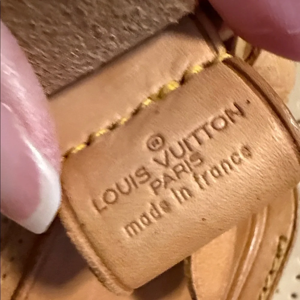 Louis Vuitton Brown Leather Travel Set